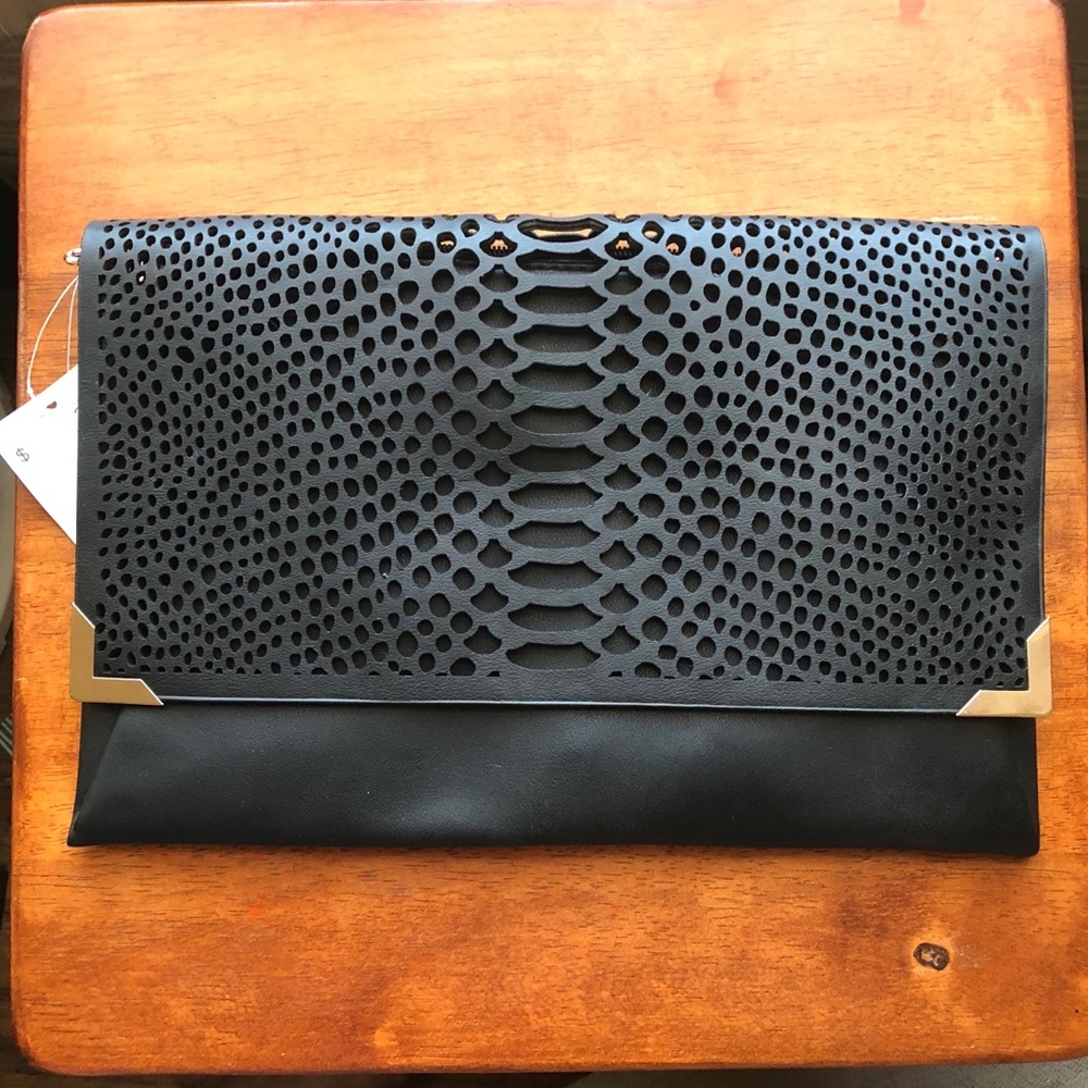 Black clutch purse